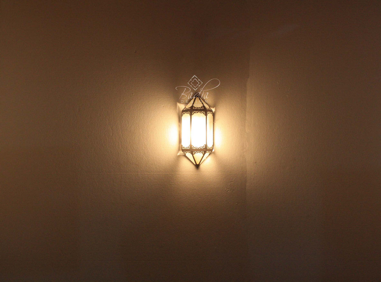 Multi-Color Glass Wall Sconce
