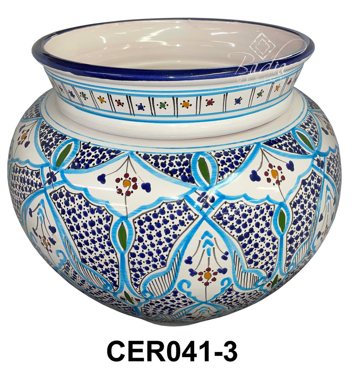 Modern Design Hand Painted Ceramic Planter