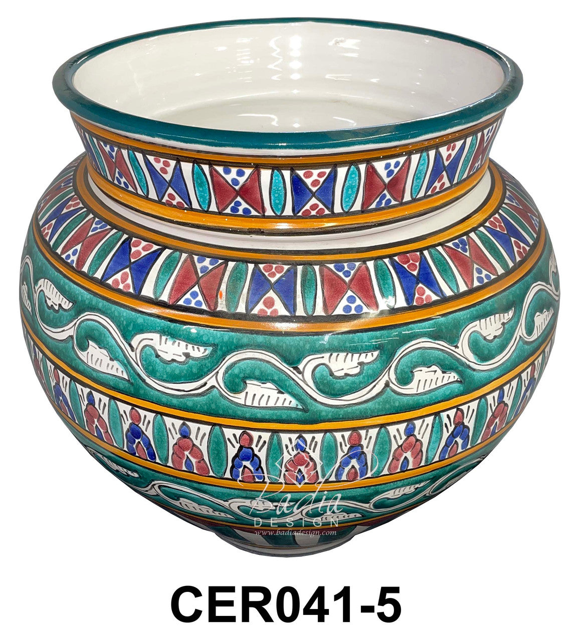 Modern Design Hand Painted Ceramic Planter