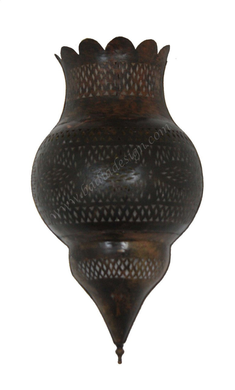 Antique Brass Finish Wall Sconce