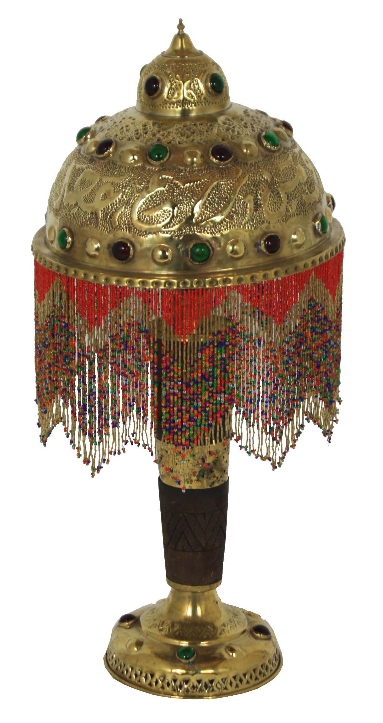 Beaded Multi Color Desktop Lamp