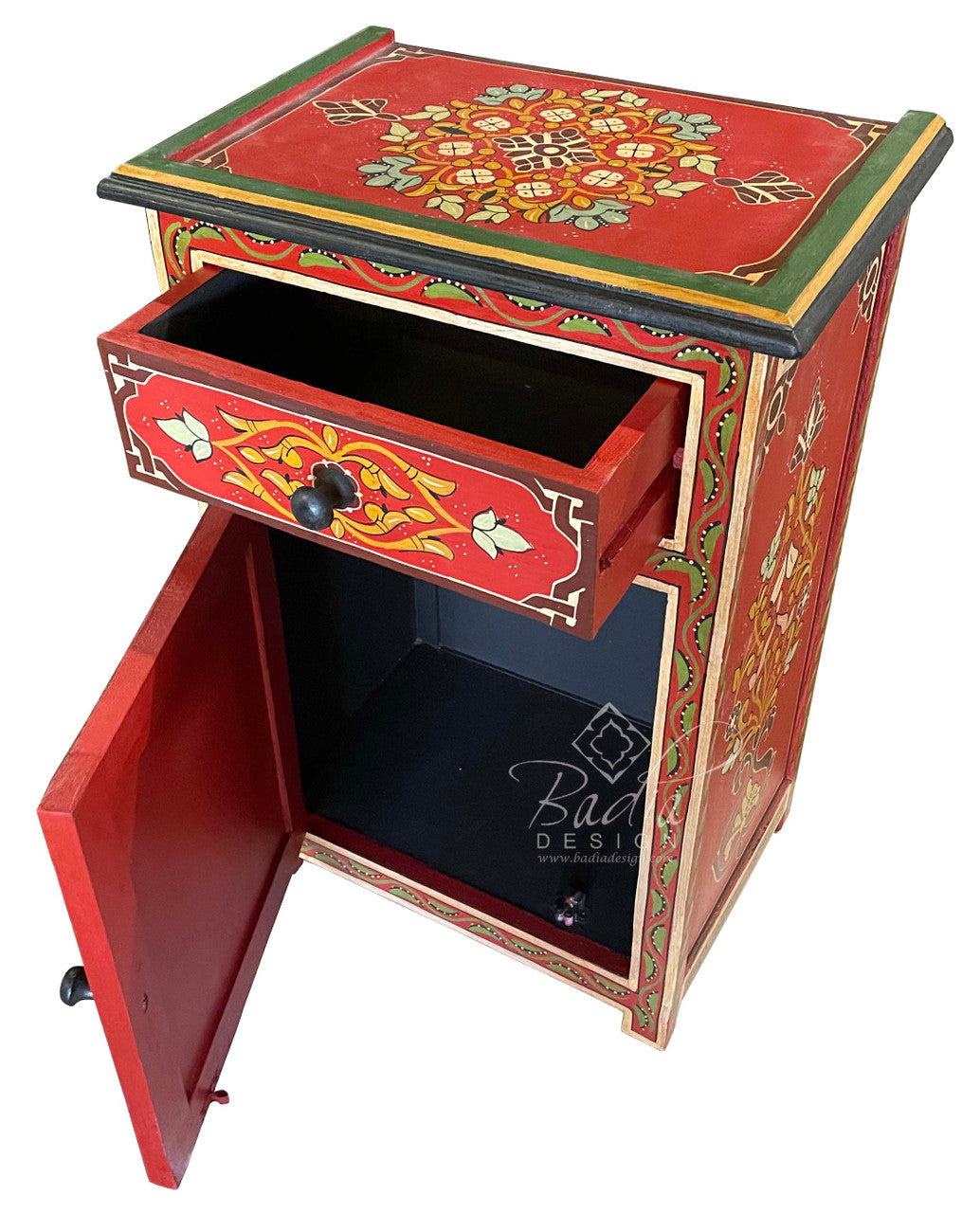Hand Painted Bedroom Nightstand