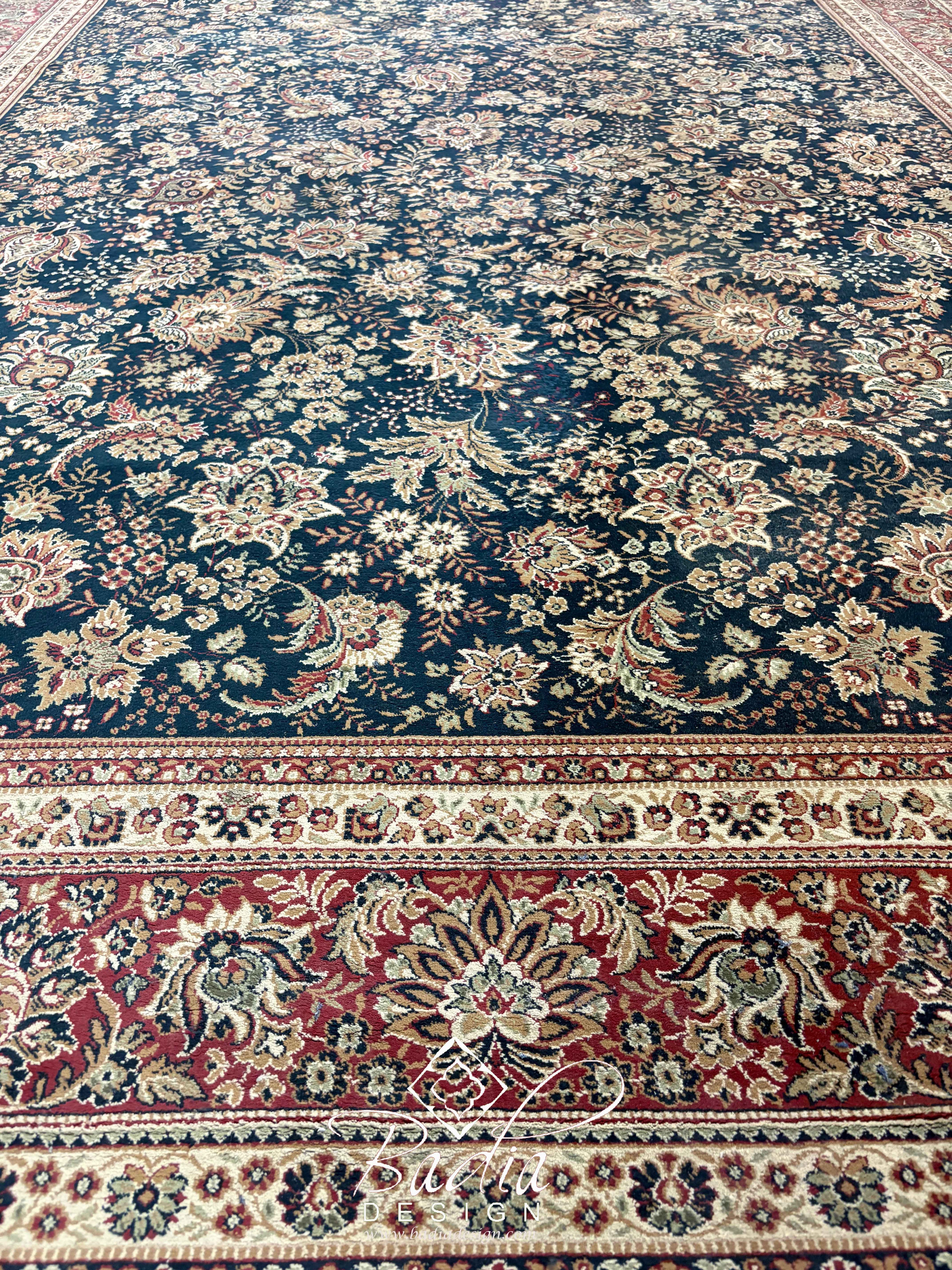 Beige Multicolor Rug with Geometric Designs