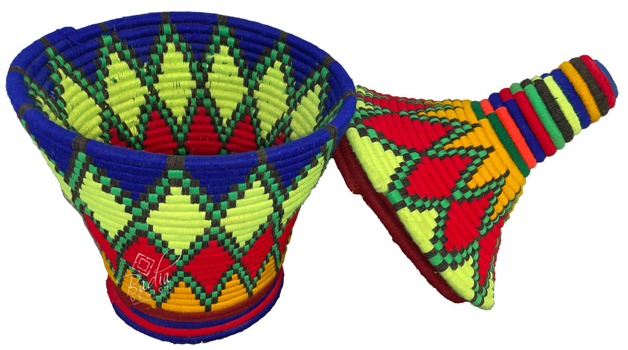 Authentic Handwoven Berber Baskets