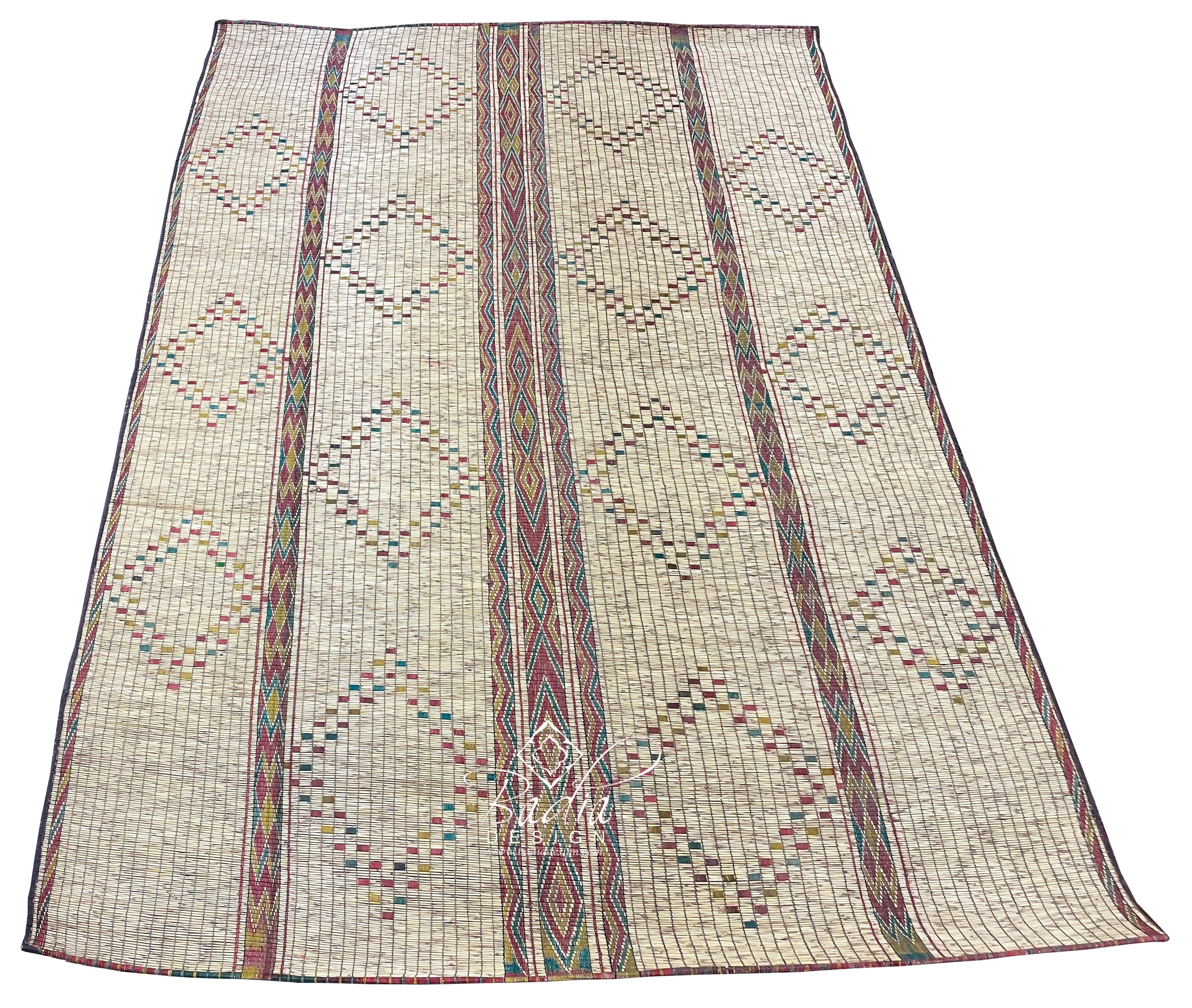 Handwoven Berber Designed Straw Mat