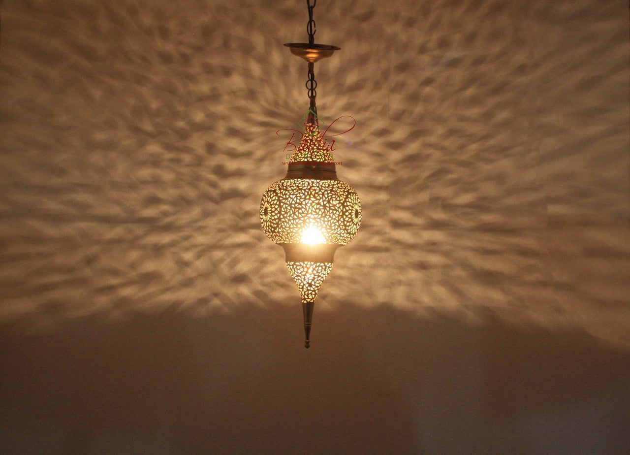 Moroccan Arabesque Hanging Pendant Light