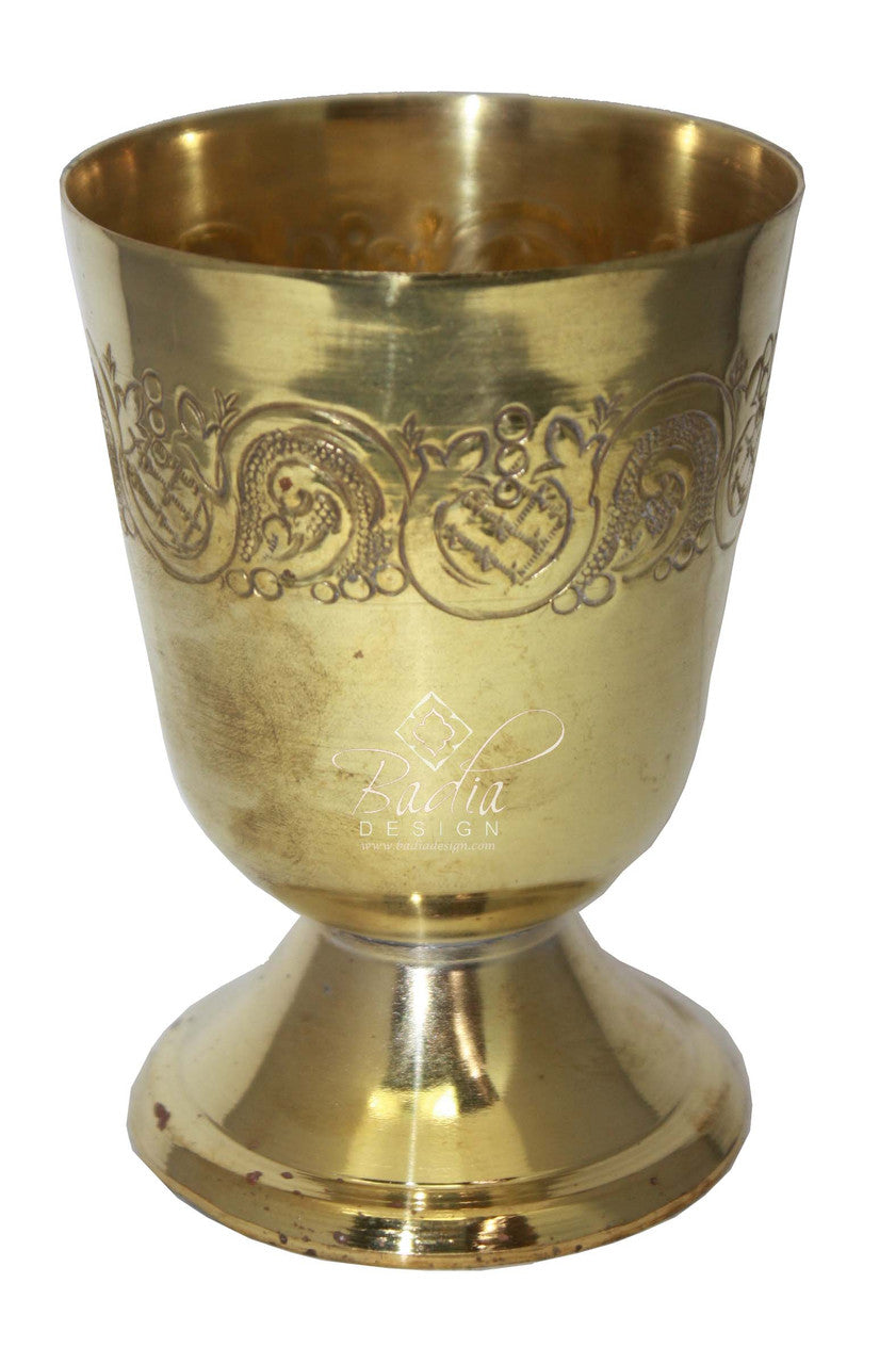 Brass and Silver Metal Chalice