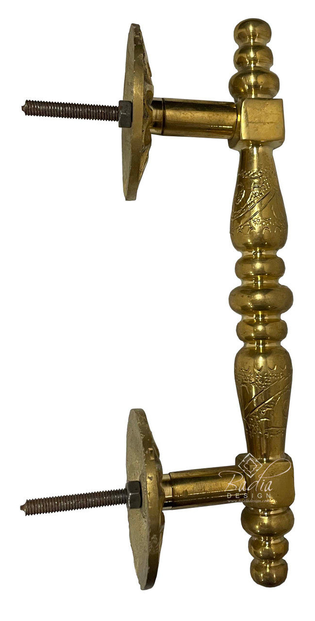 Moroccan Engraved Brass Door Handle