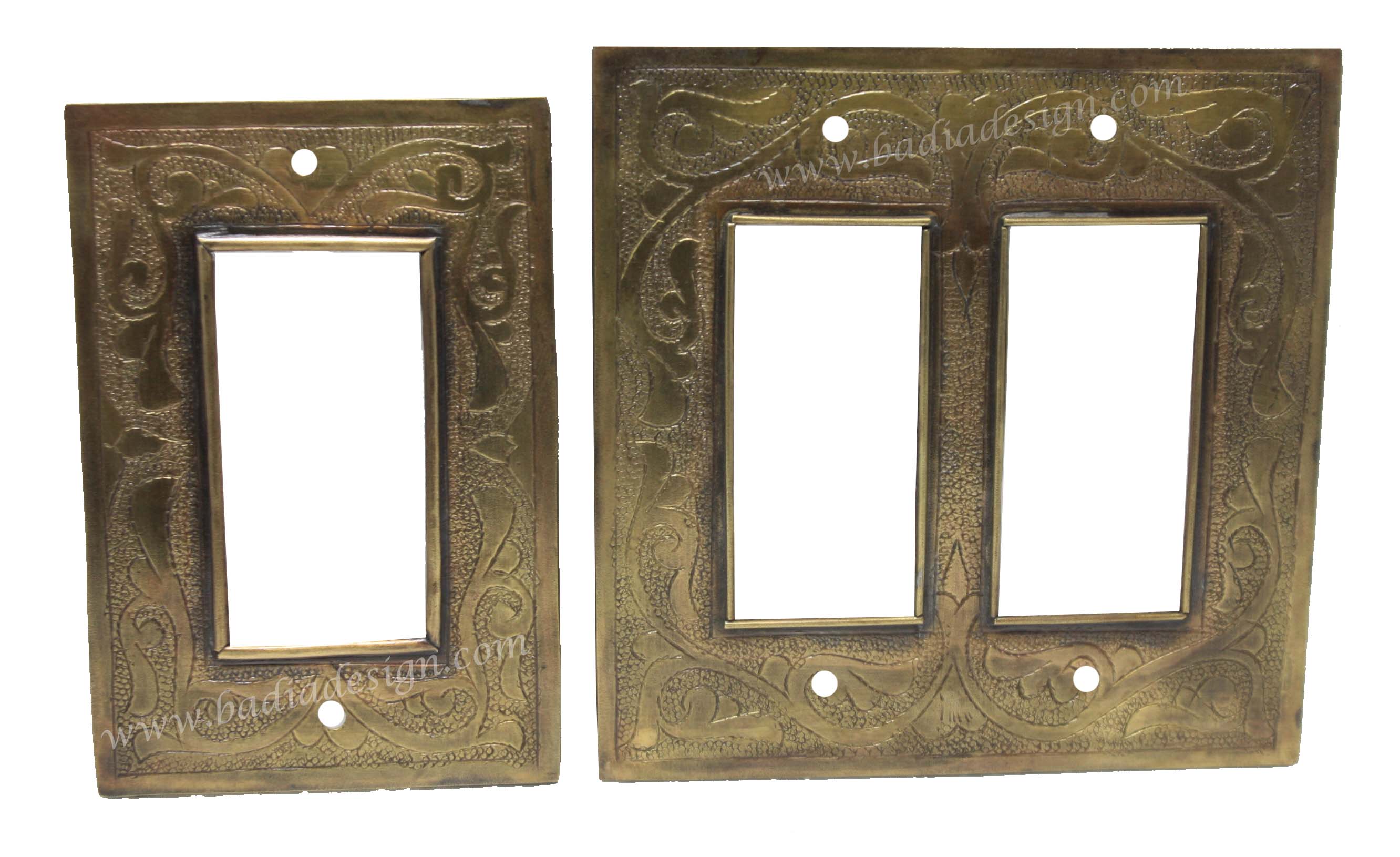 Moroccan Brass Light Switch Cover