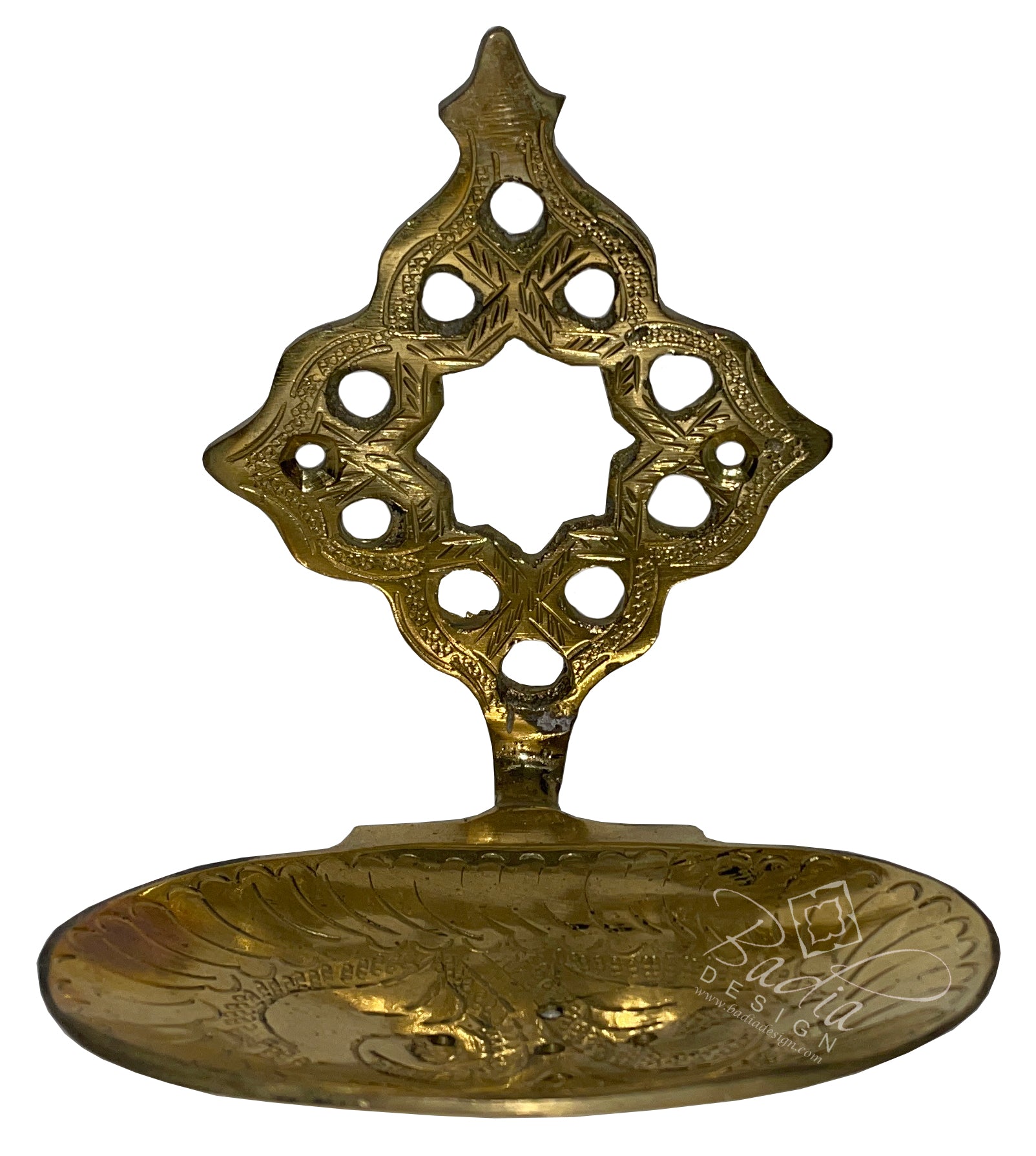 Moroccan Brass Soap Dish