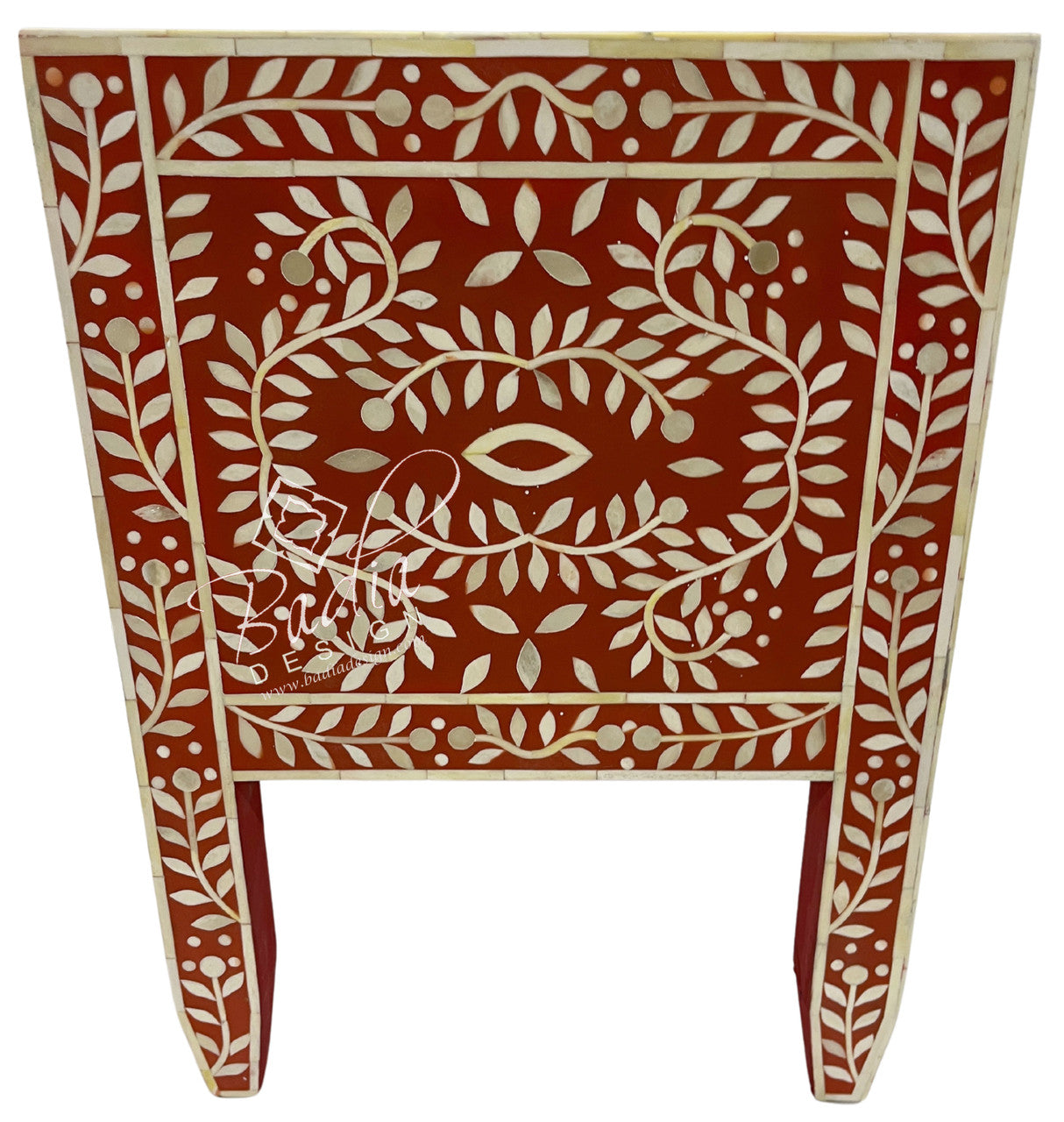 Handcrafted Moroccan Camel Bone Nightstand