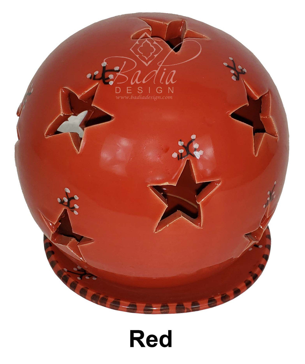 Round Ceramic Candle Holders