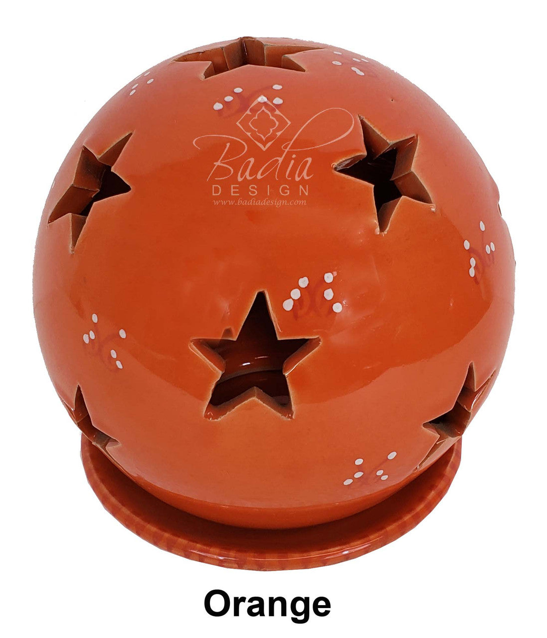 Round Ceramic Candle Holders