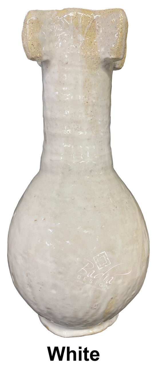 Hand Sculpted Ceramic Flower Vase