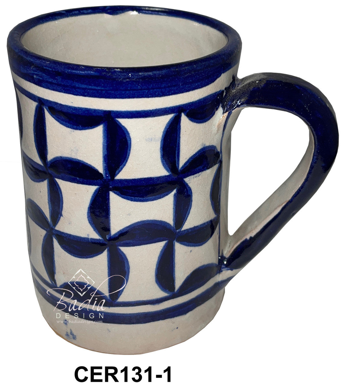 Hand Painted Multi-Color Ceramic Cups