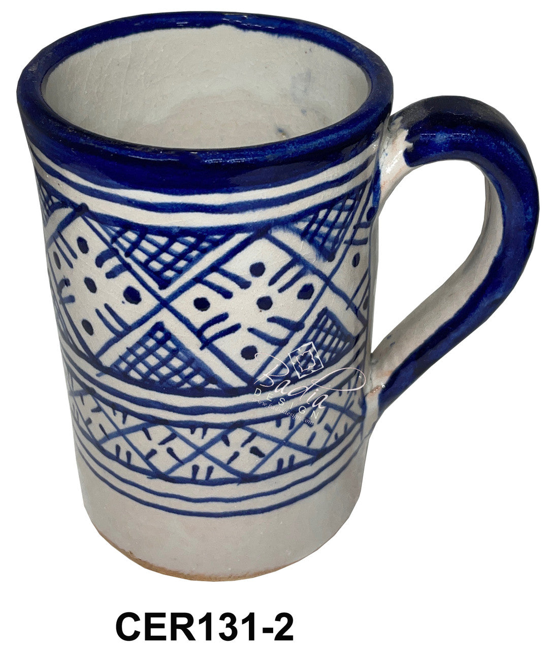 Hand Painted Multi-Color Ceramic Cups