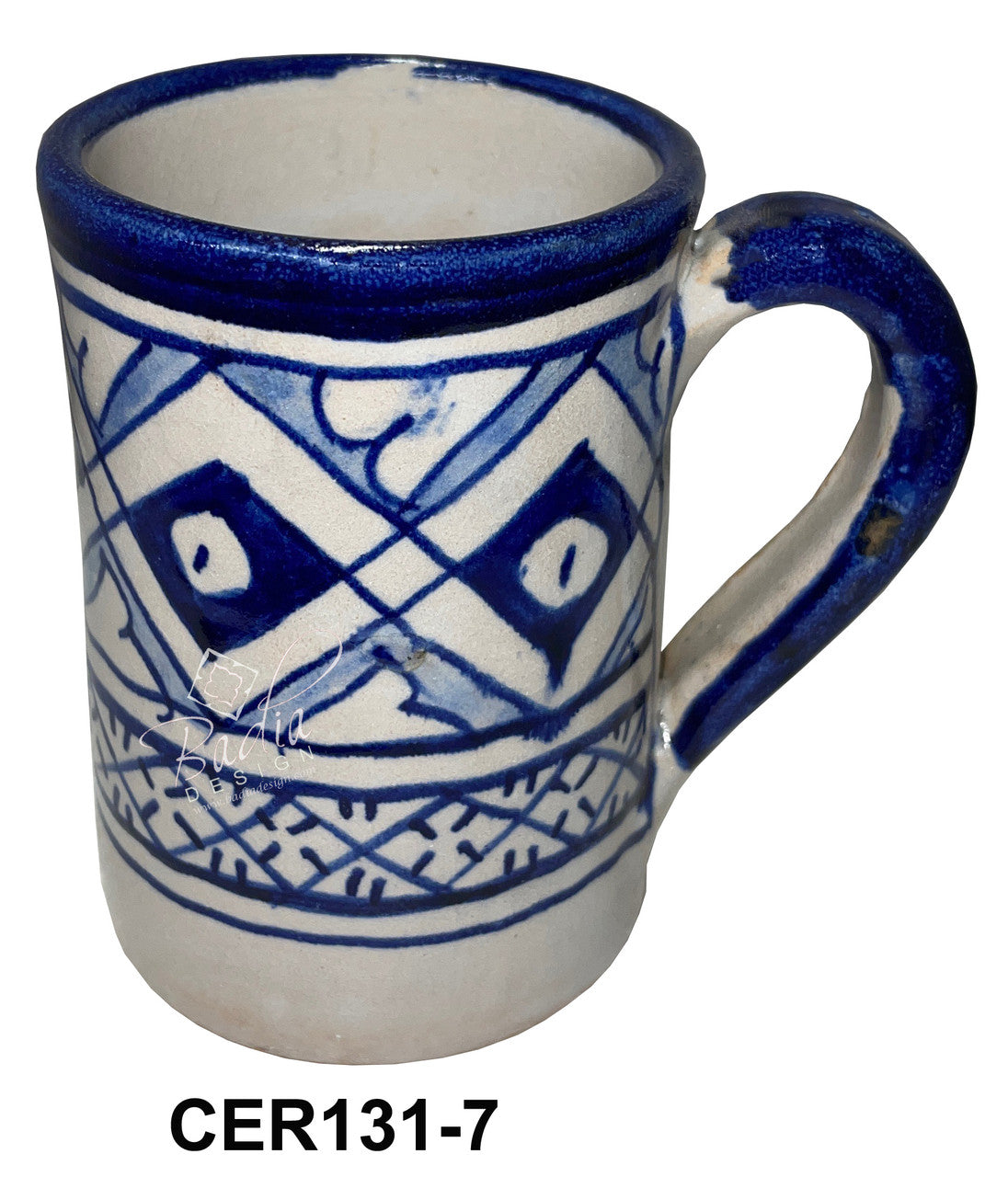 Hand Painted Multi-Color Ceramic Cups