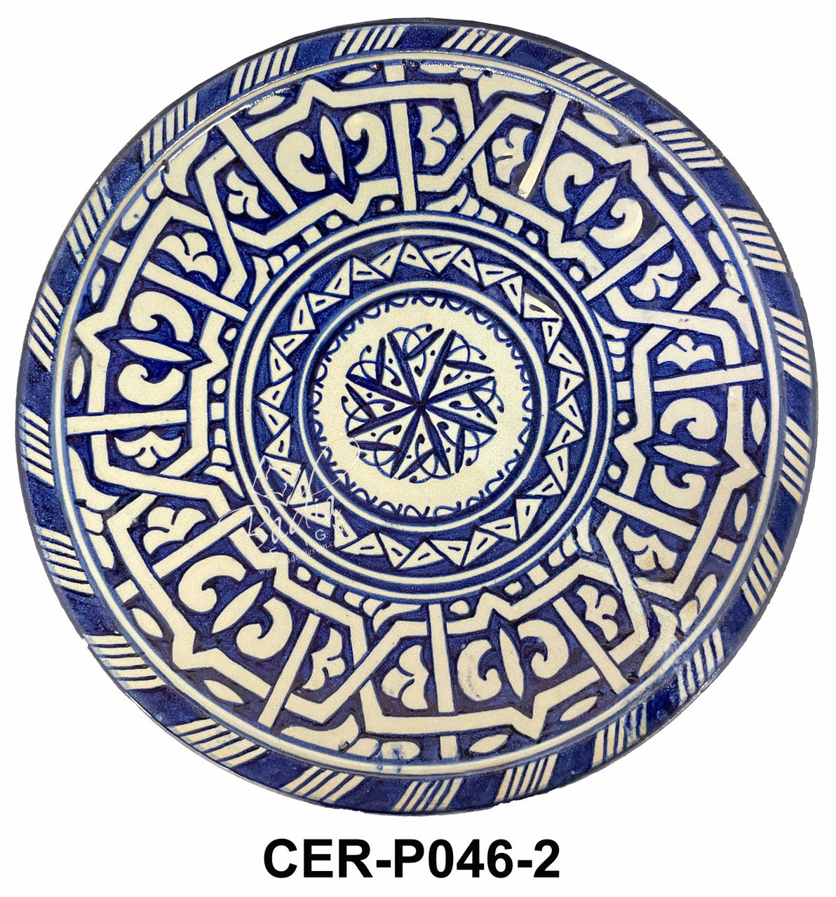 Hand Painted Multi-Color Ceramic Plates