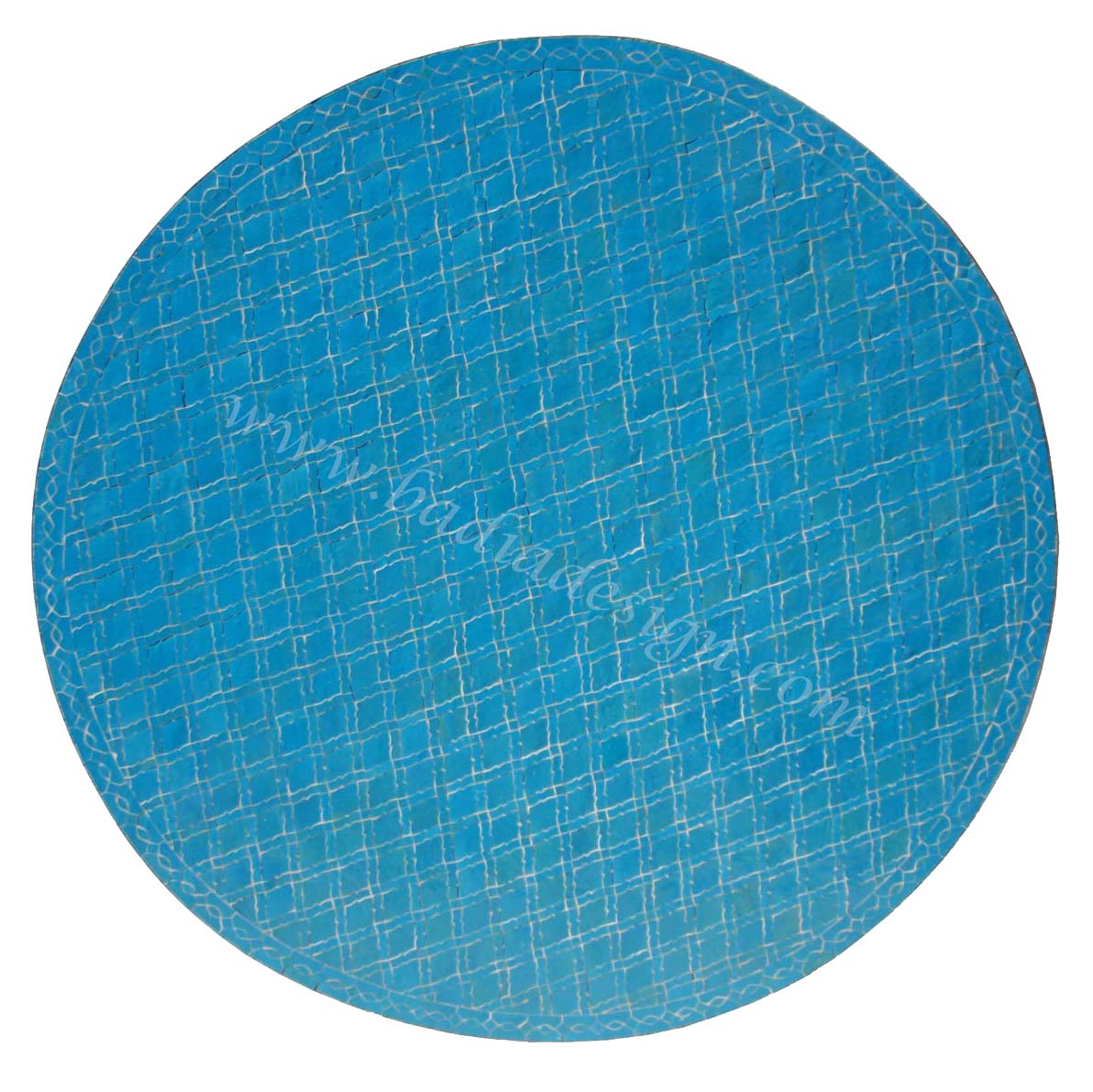 64" Moroccan Mosaic Tile Table Top