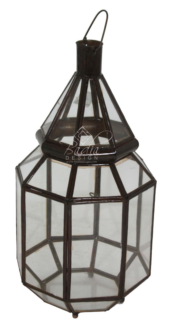 Clear Glass Floor Lantern