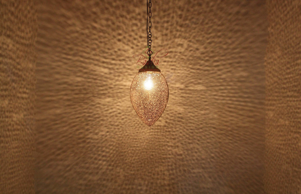 Egg Shaped Brass Lantern