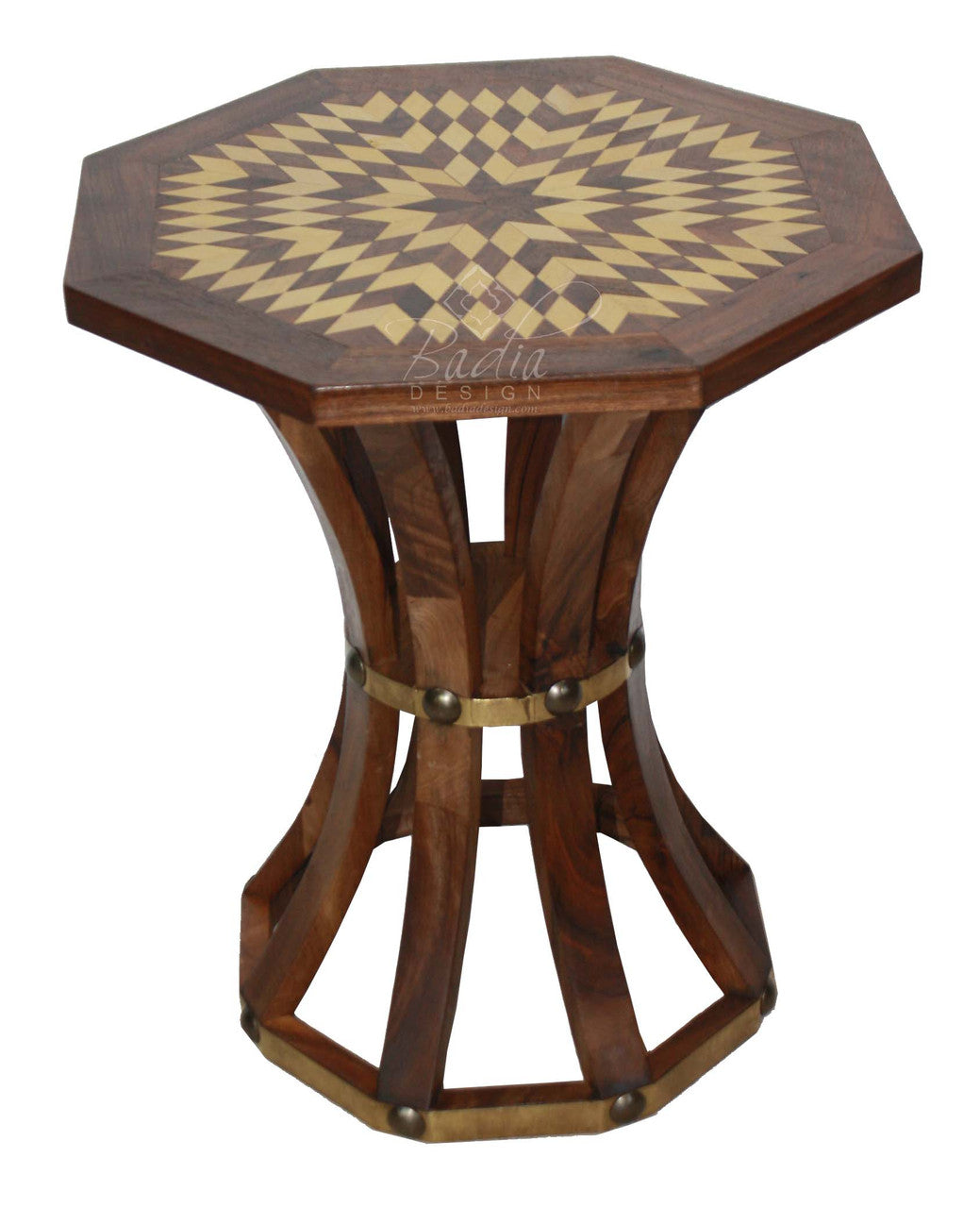 Hand Carved Moroccan Wooden Table