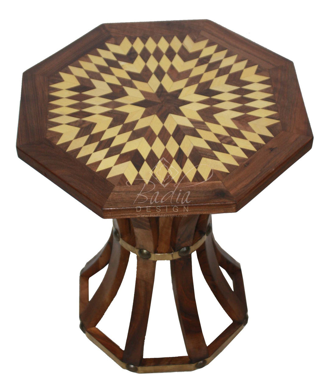 Hand Carved Moroccan Wooden Table