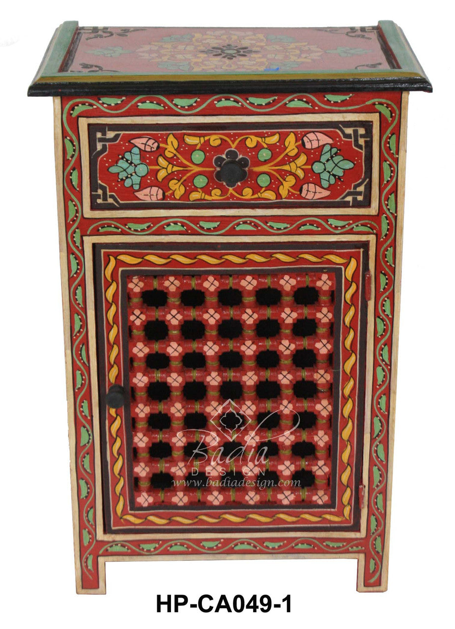 Hand Painted Cabinet Nightstand
