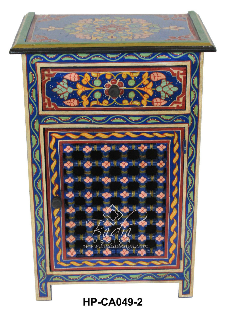 Hand Painted Cabinet Nightstand