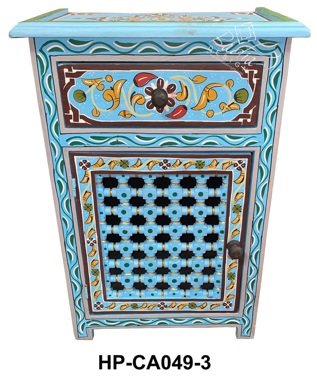 Hand Painted Cabinet Nightstand