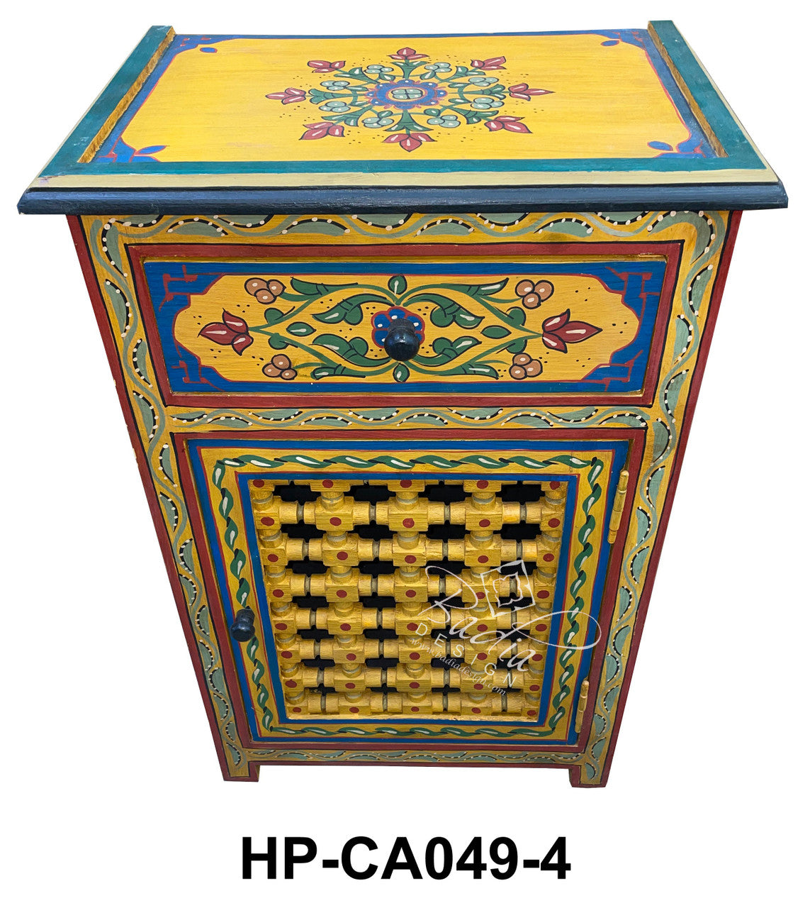 Hand Painted Cabinet Nightstand