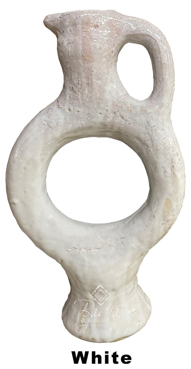 Hand Painted Ceramic Candle Holder