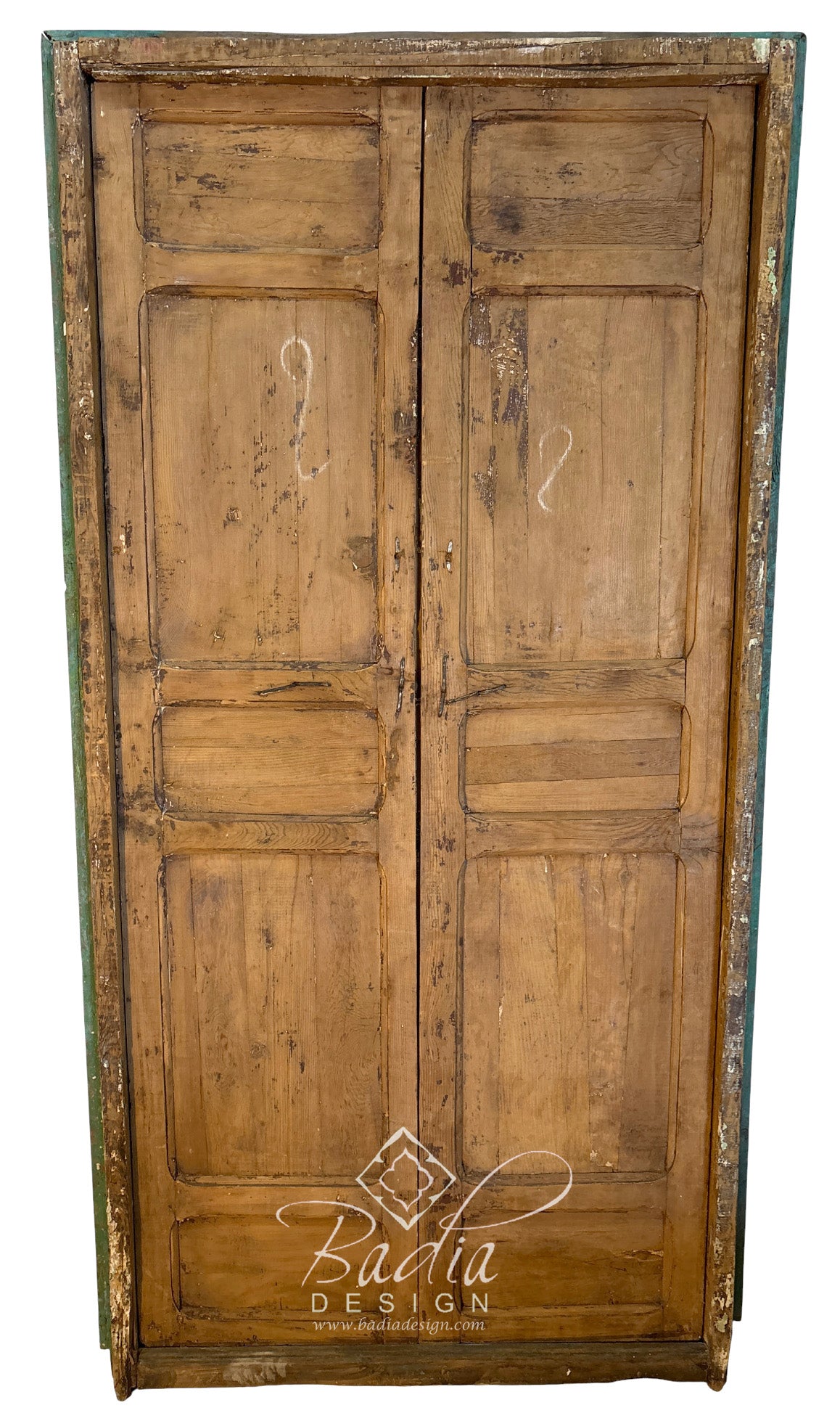 Hand Painted Multi-Color Wooden Door