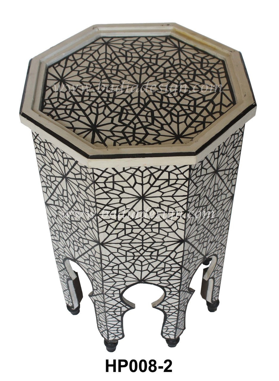 Multi Color Hand Painted Side Table