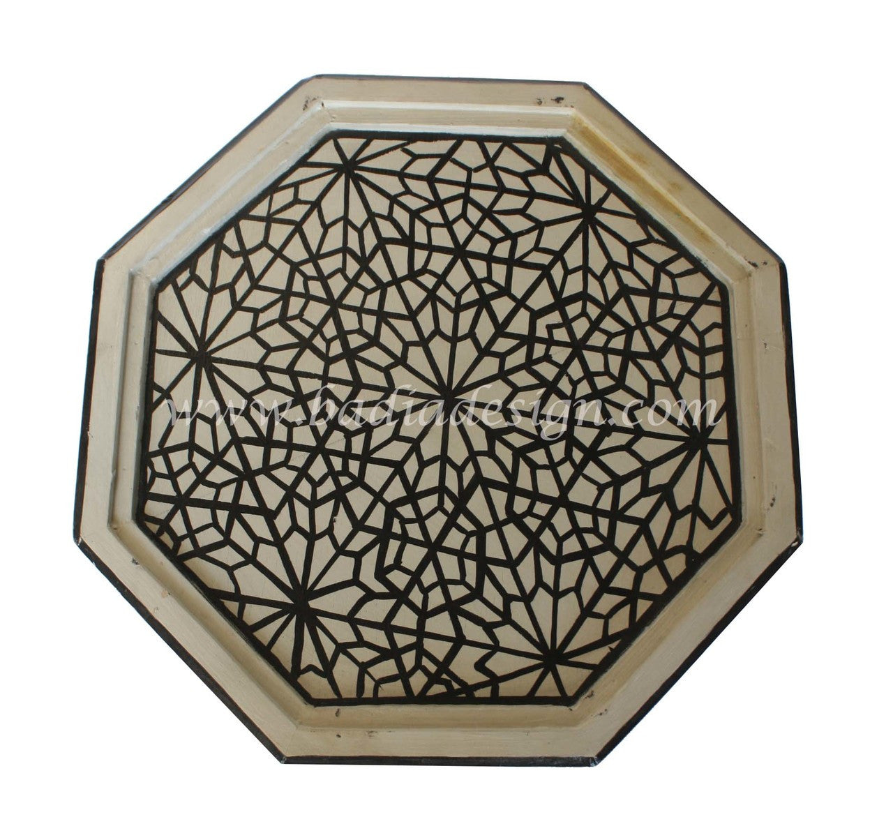 Multi Color Hand Painted Side Table