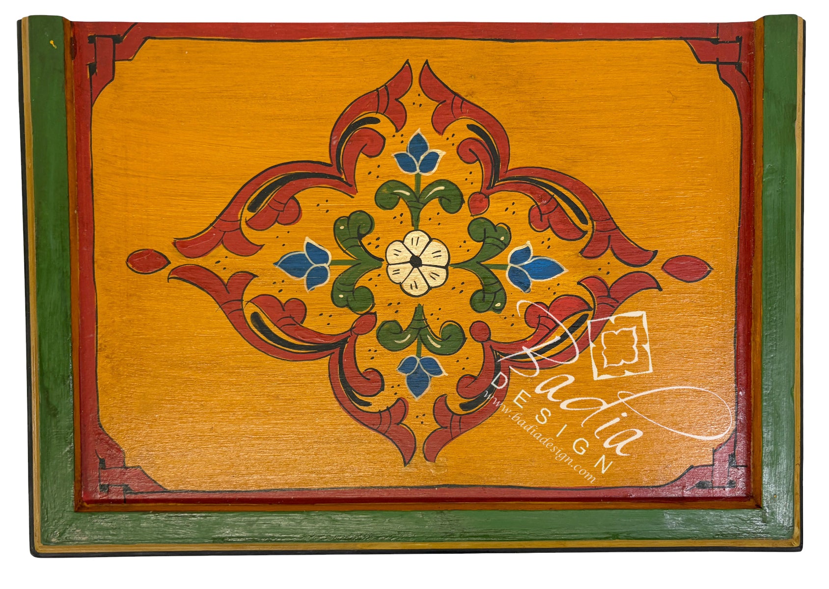 Handcrafted Nightstands with Geometric Detail