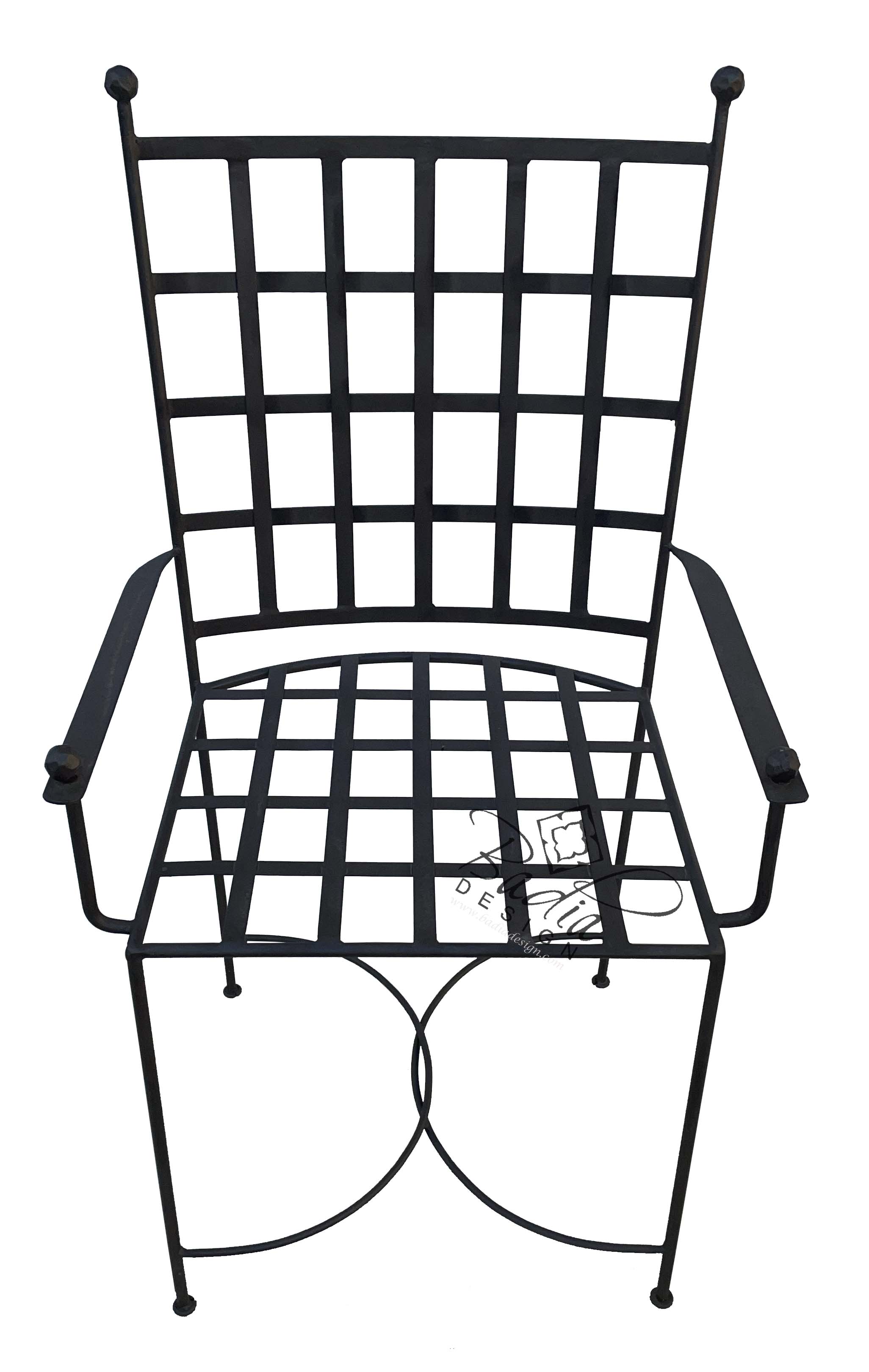 Handmade Wrought Iron Chair