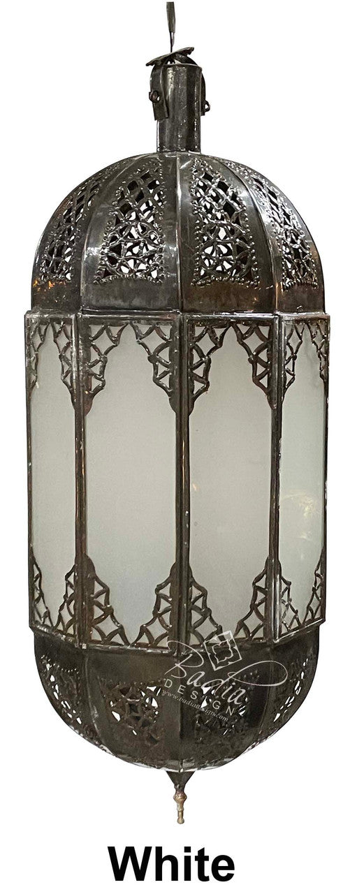 Hanging Multi-Color Glass Lanterns