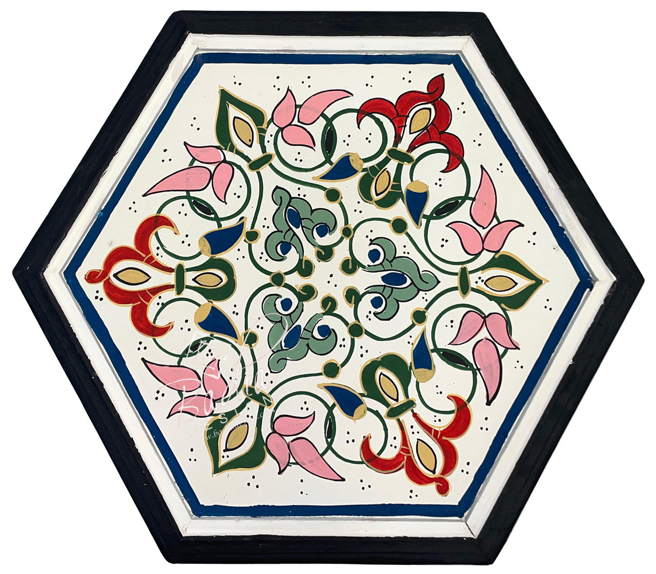 Colorful Hand Painted Side Tables