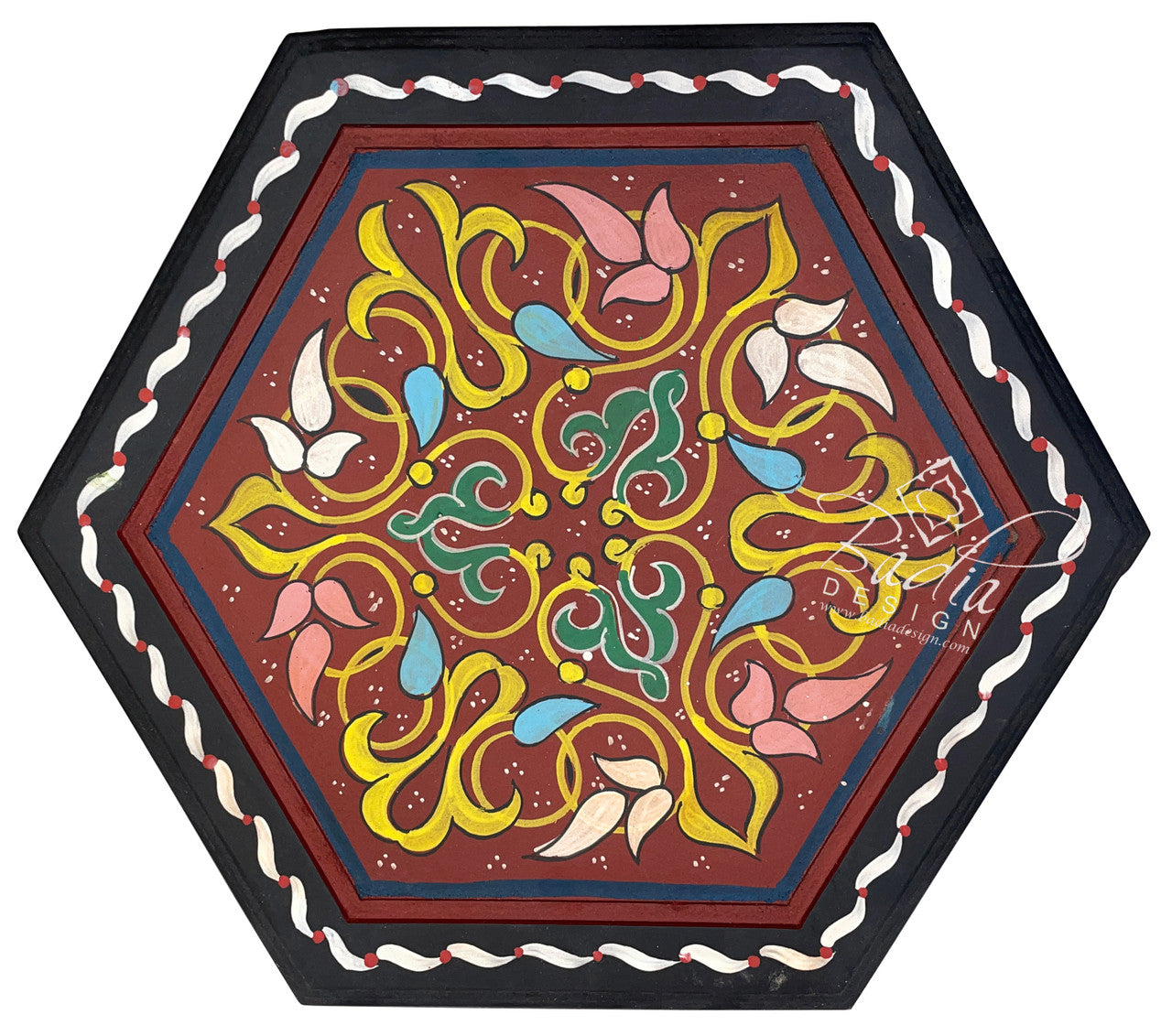 Colorful Hand Painted Side Tables