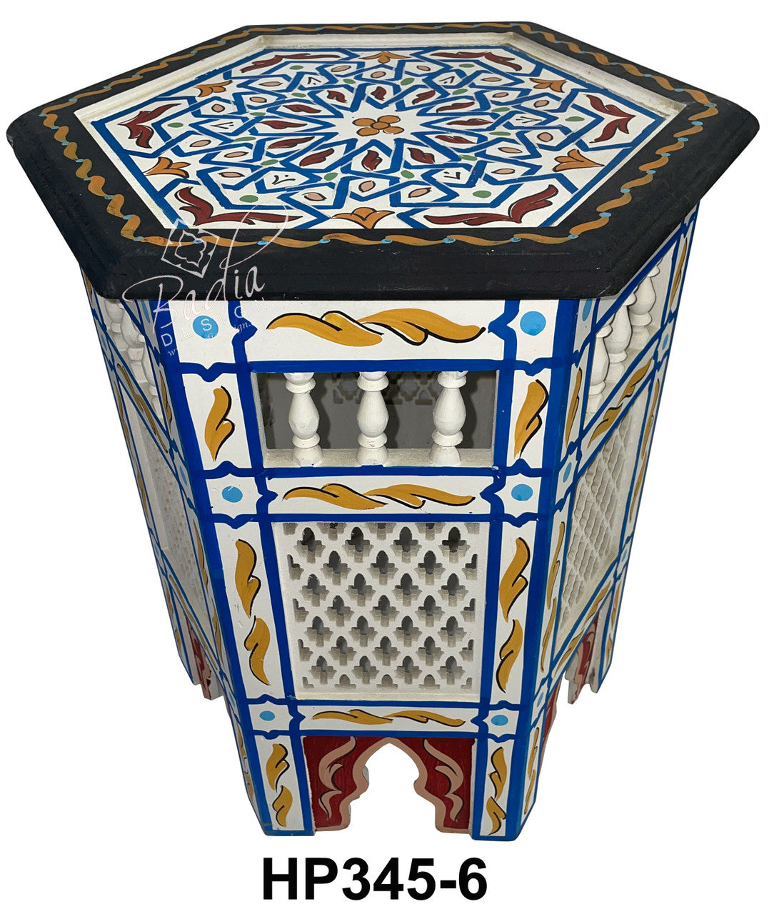 Colorful Hand Painted Side Tables