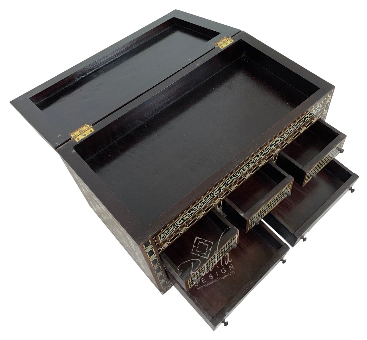 Hand Crafted Mother of Pearl Bone Inlay Chest