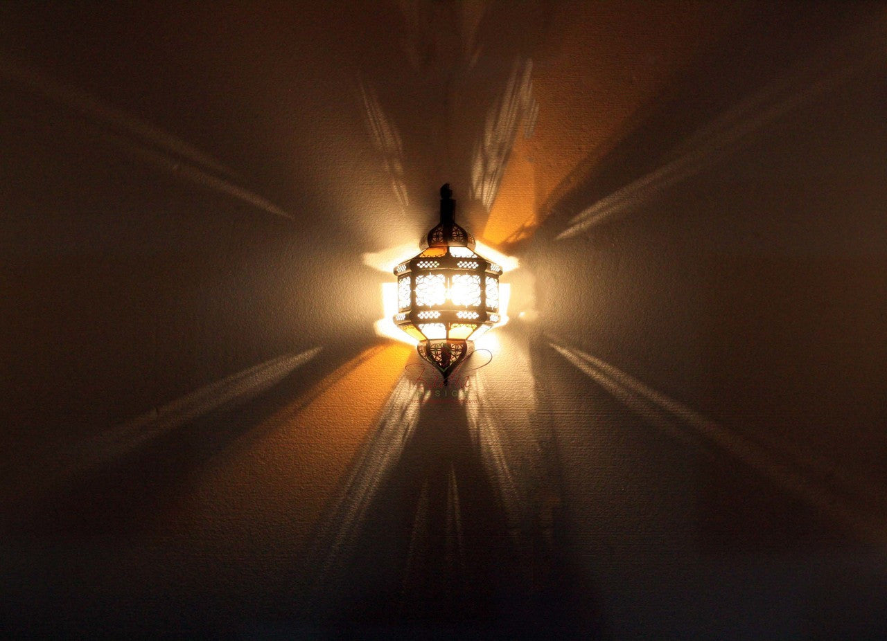 Multicolor Glass Wall Sconce