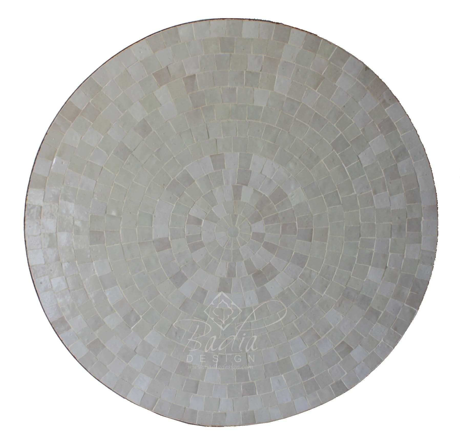 32" Moroccan Mosaic Tile Table Top