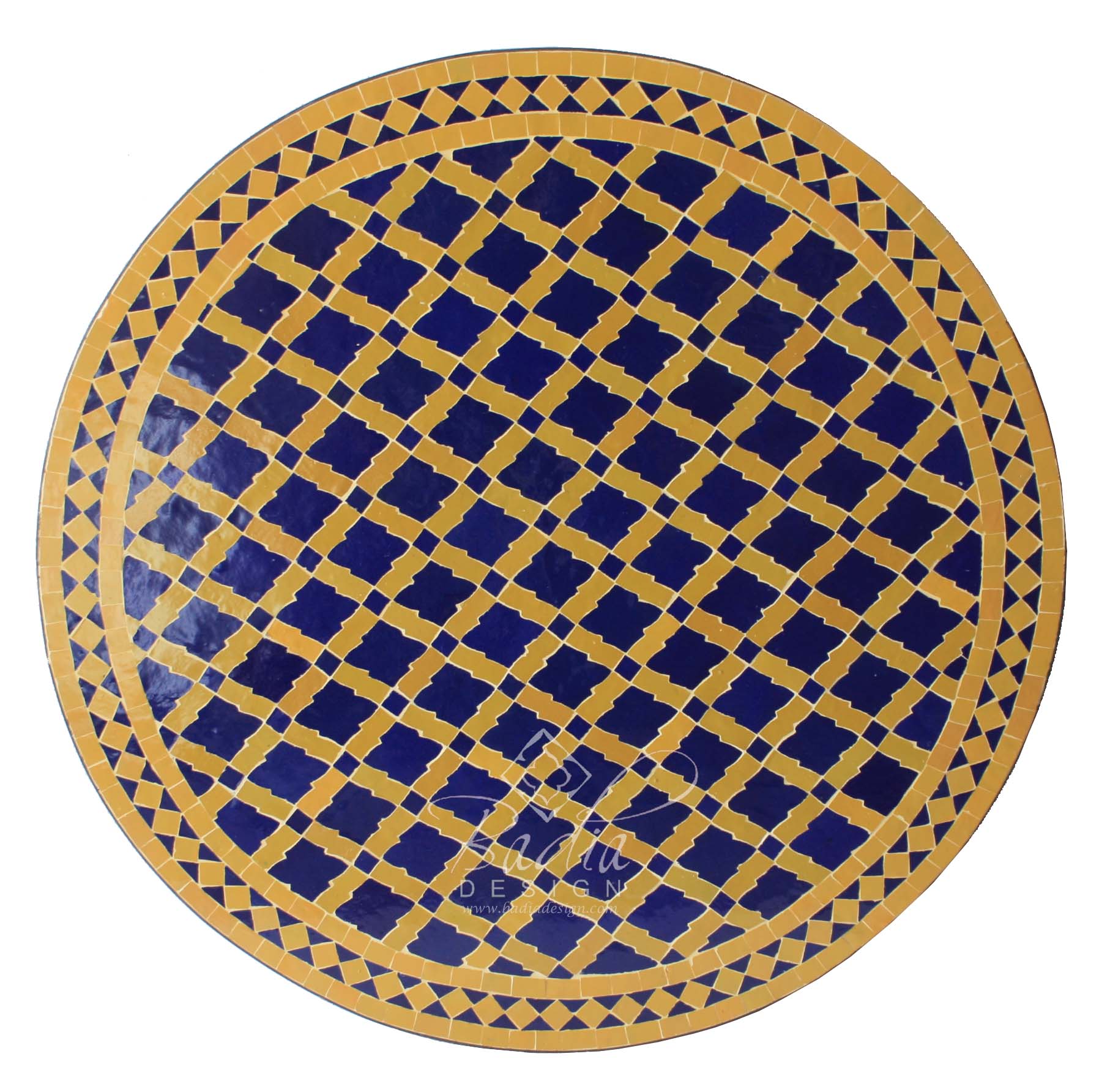 32" Moroccan Mosaic Tile Table Top