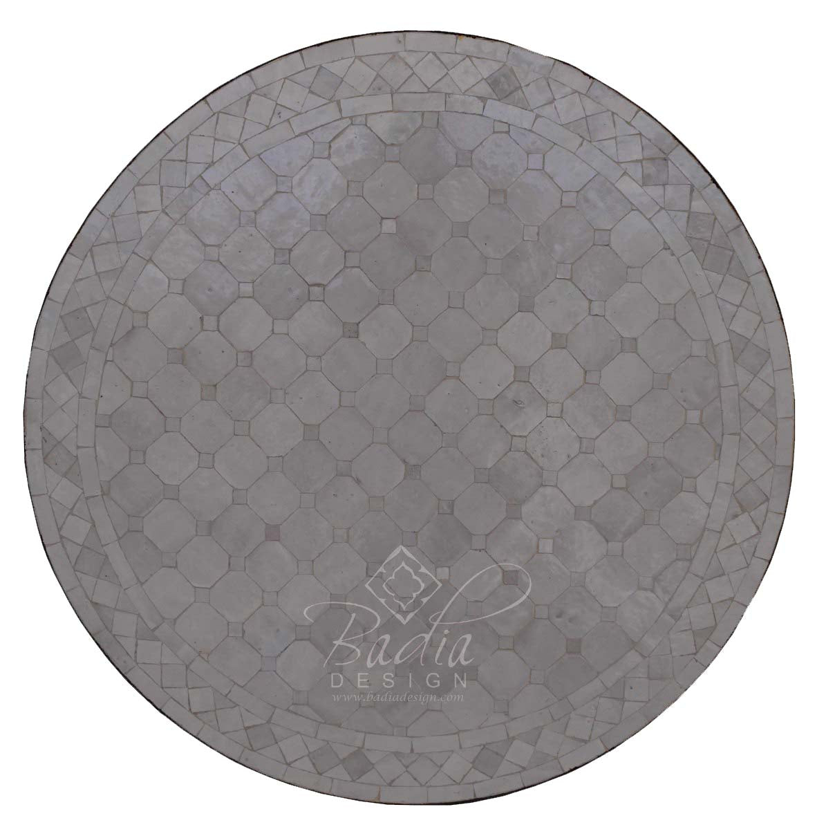 32" Round Mosaic Tile Table Top