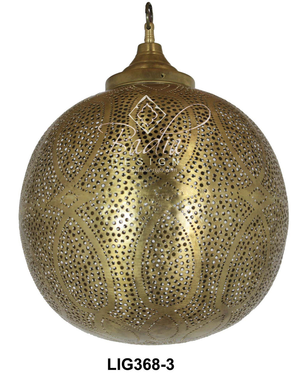 Moroccan Round Brass Ceiling Lights
