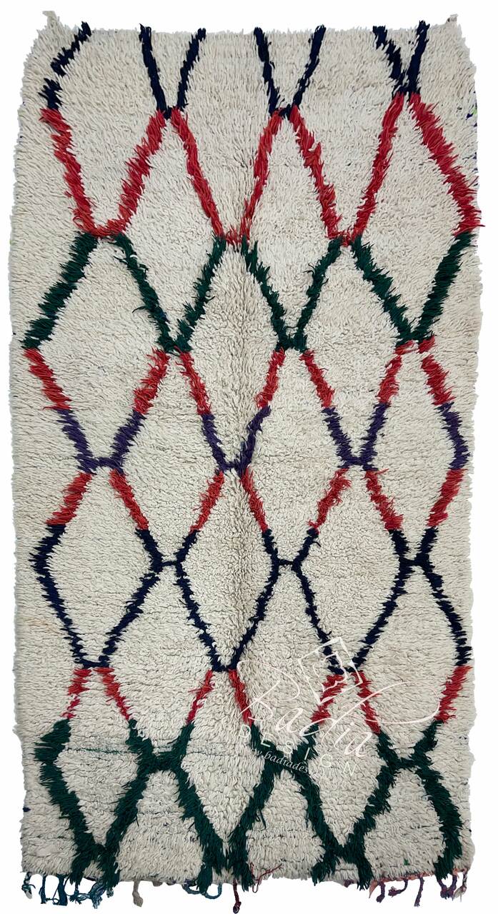 Multi-Color Rug with Geometric Designs