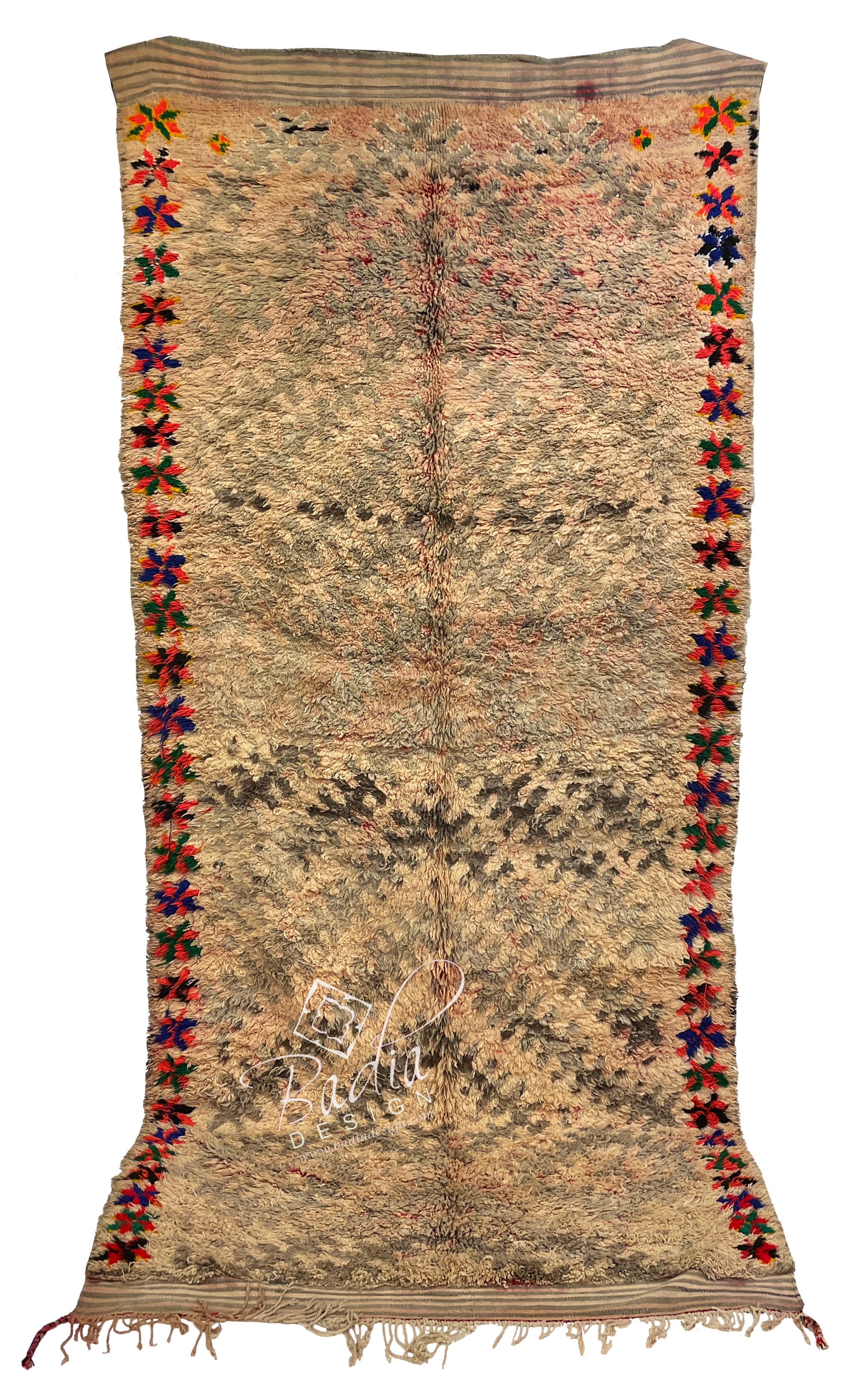 Long Vintage Multi-Color Rug