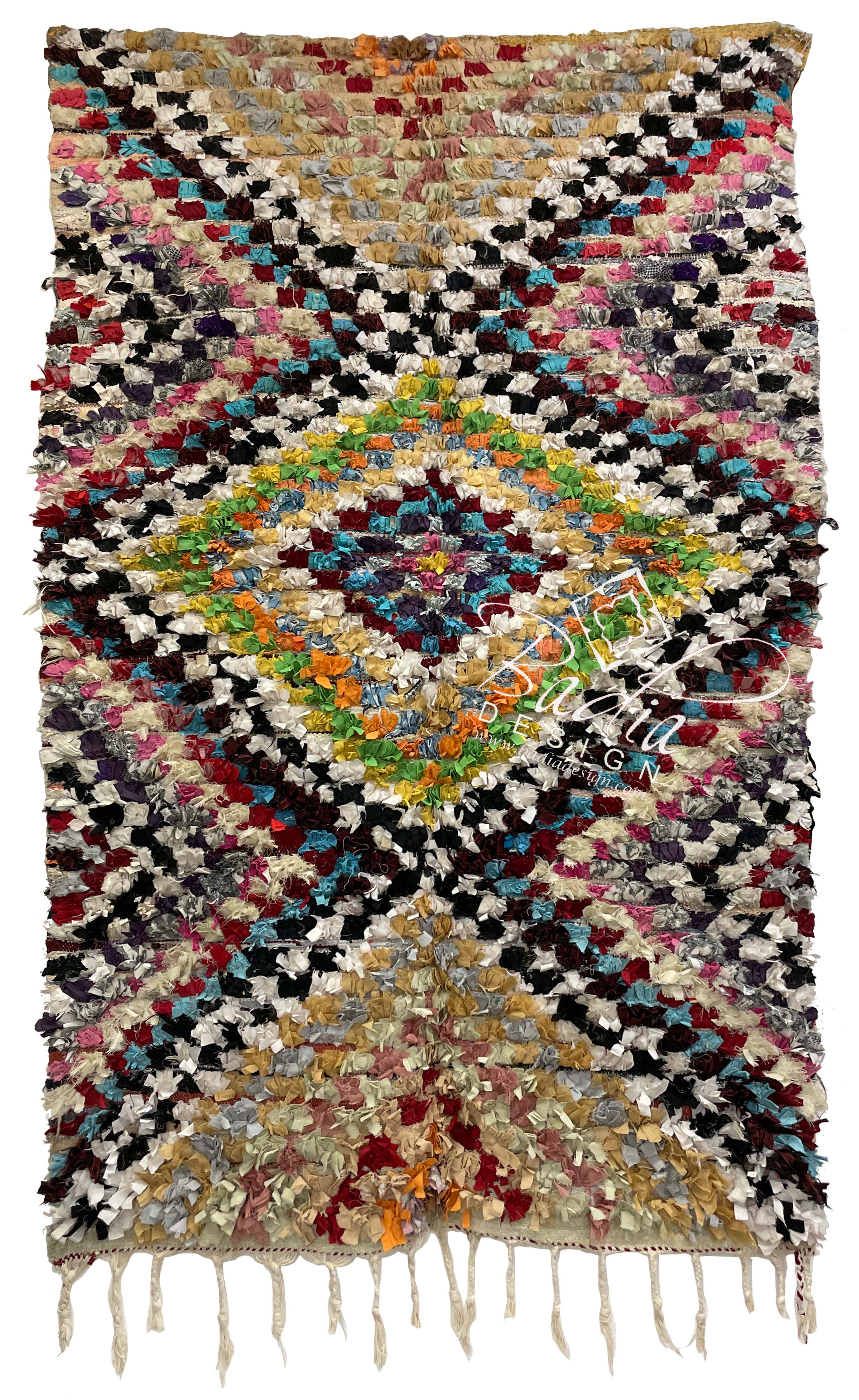 Moroccan Vintage Multi-Pattern Rug